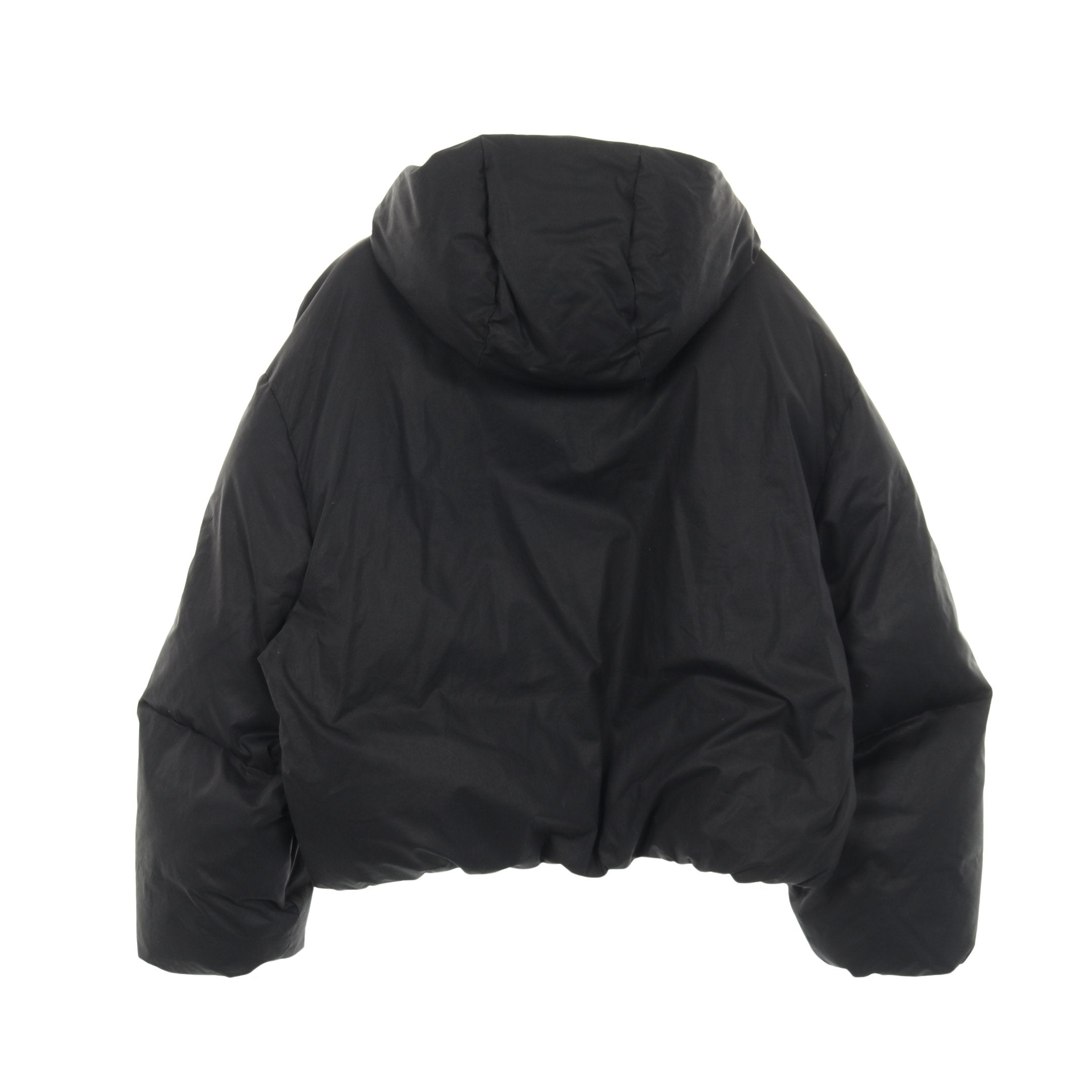 ジャケット コットン ブラック 中綿 フード付き ドルチェアンド