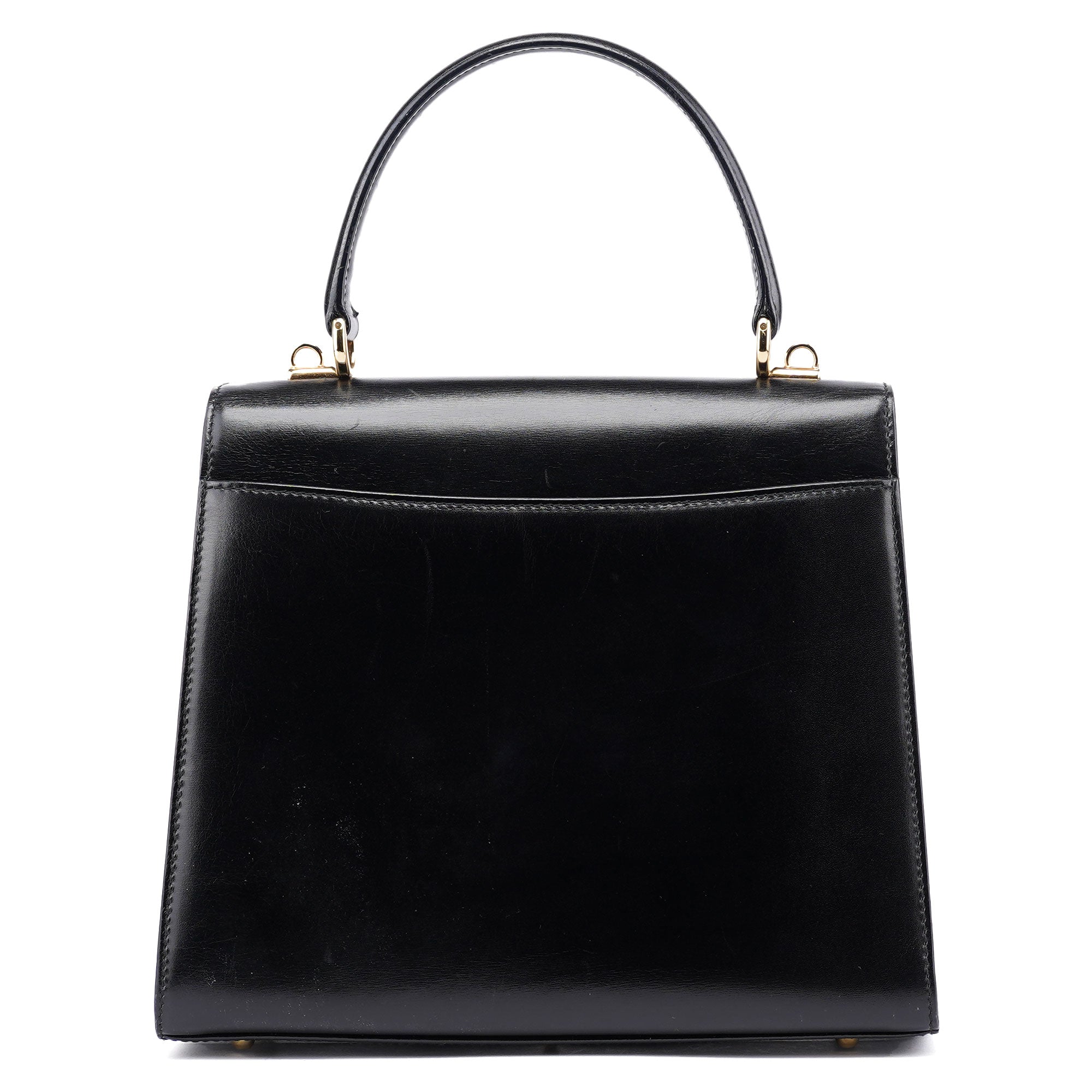 Gucci 002 2026 Black Leather Lady Lock Bag – Rediscover Vintage