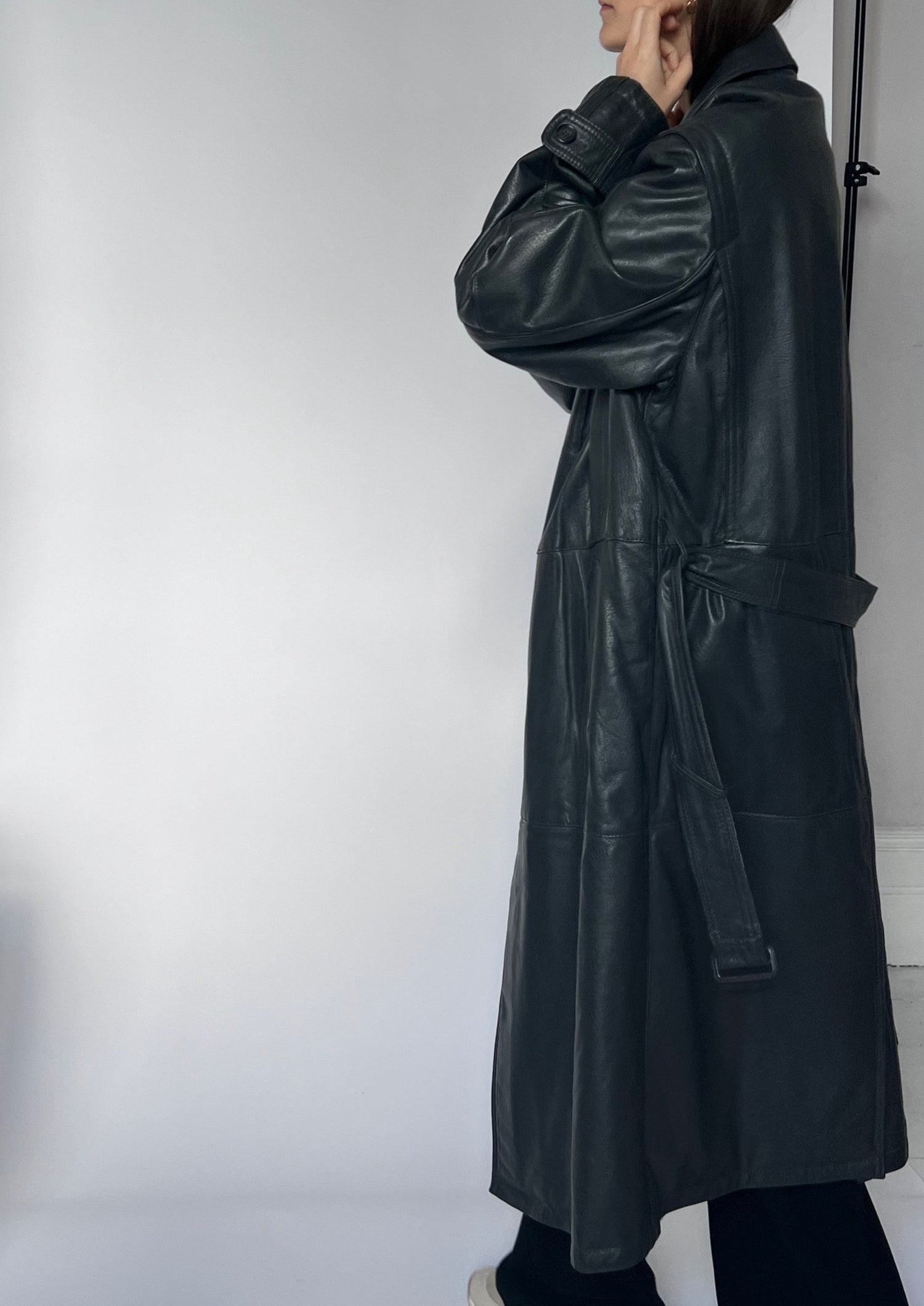 Vintage Leather Trench M/L – Reforme Studios
