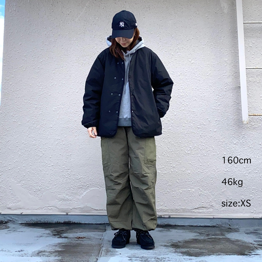 nanamica『Reversible Down Cardigan』(Black) – Reggieshop