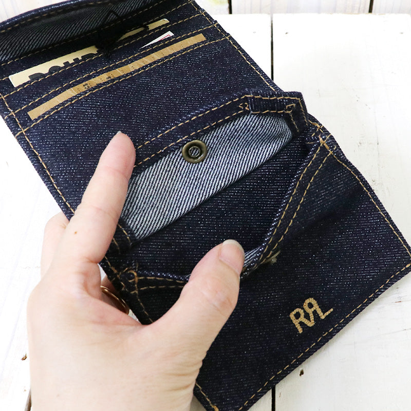 Double RL : INDIGO DENIM BILLFOLD WALLET – Reggieshop