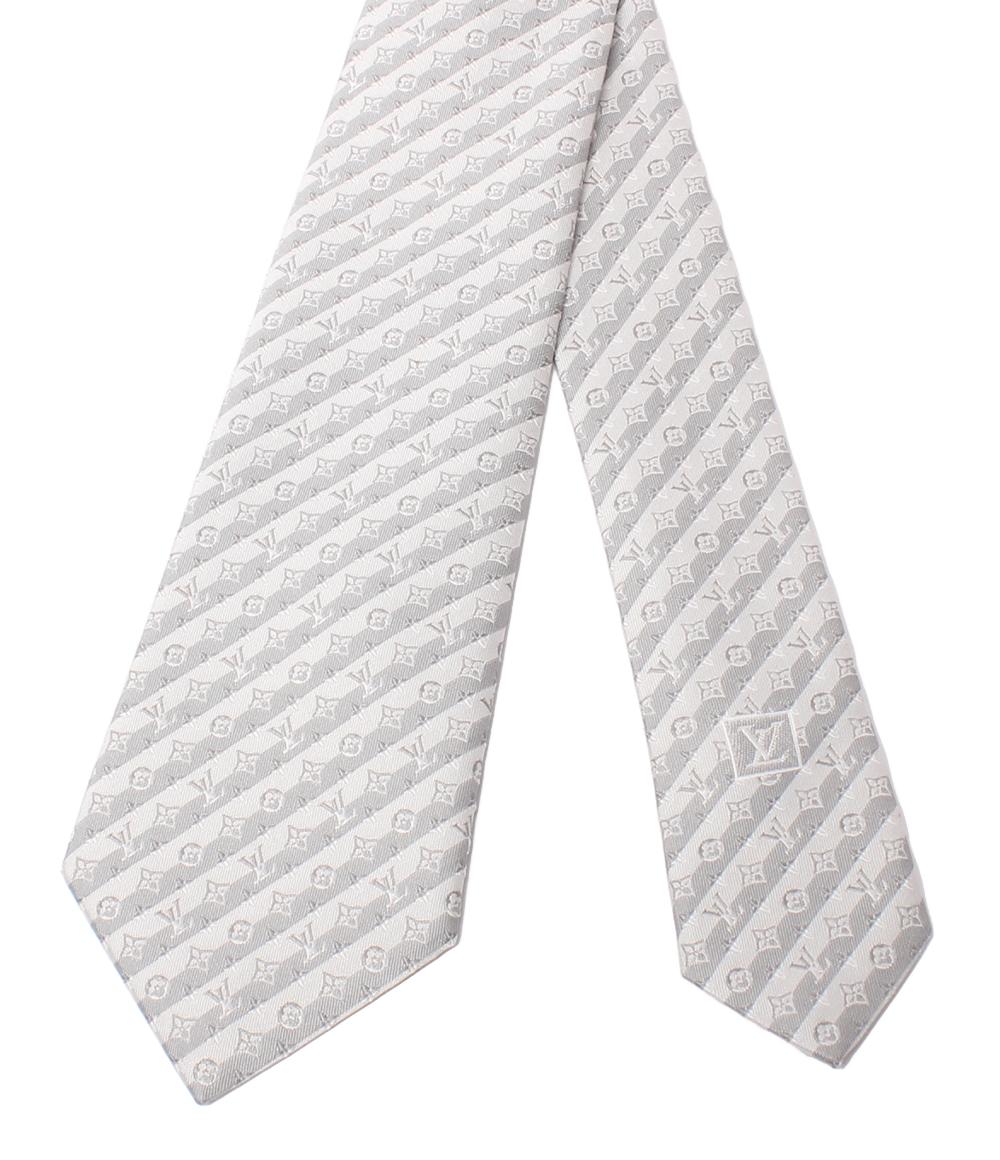 美品 LOUIS VUITTON ネクタイ シルク100％ モノグラム ダイアゴナル