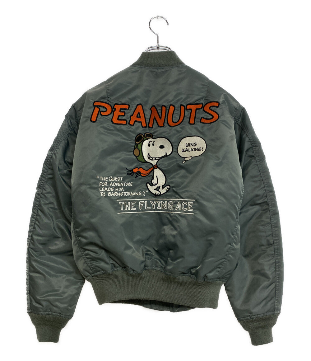 アヴィレックス ジャケット PEANUTSコラボ MA-1 FLYING ACE メンズ