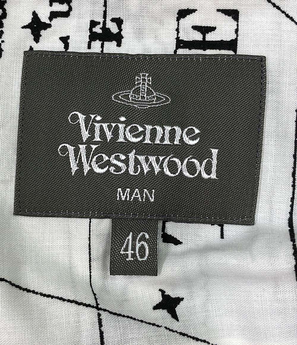 ヴィヴィアンウエストウッド 長袖シャツ 総柄 メンズ SIZE 46 VIVIENNE