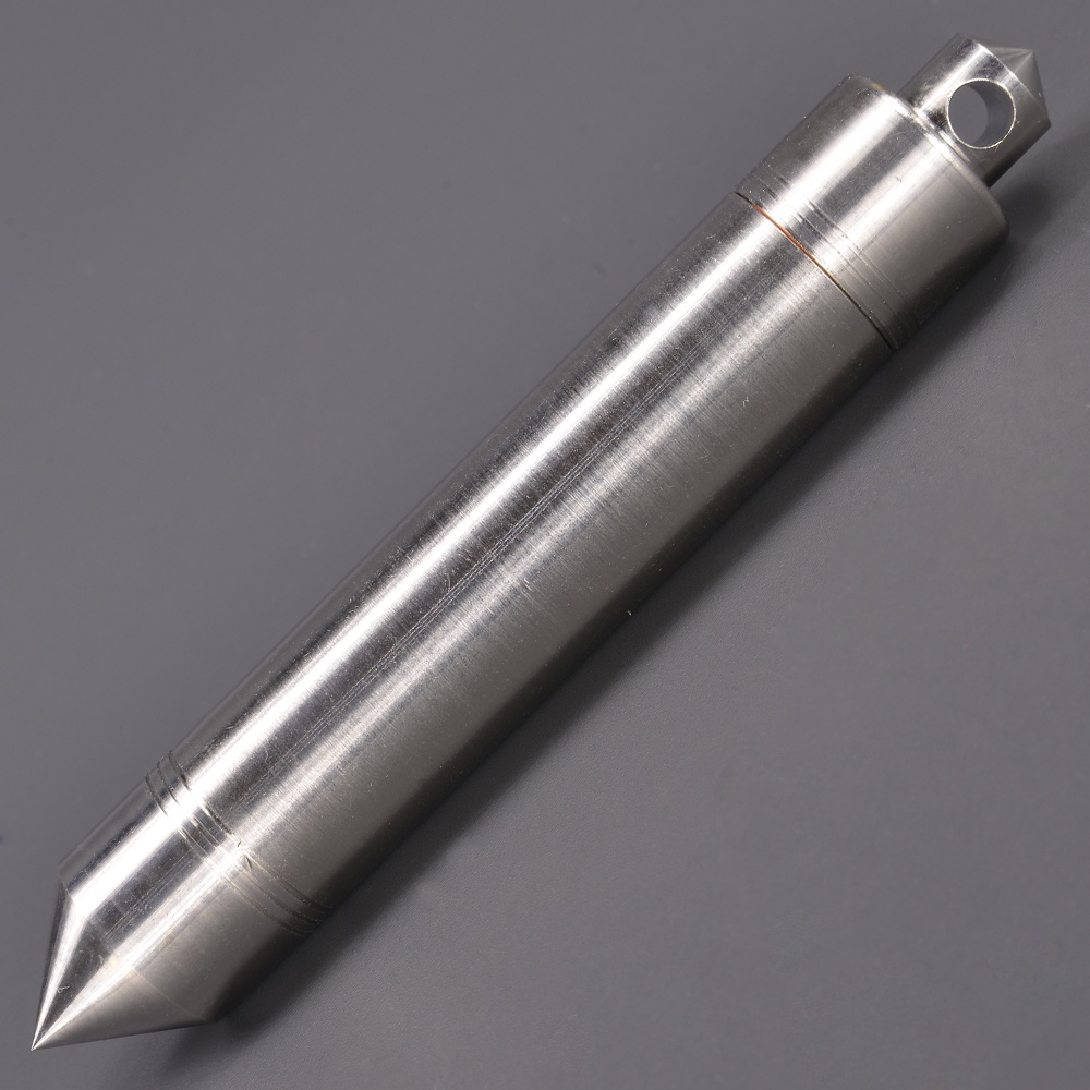 クボタン型防水カプセル チタン製 ガラスブレーカー 軽量 | ミリタリー