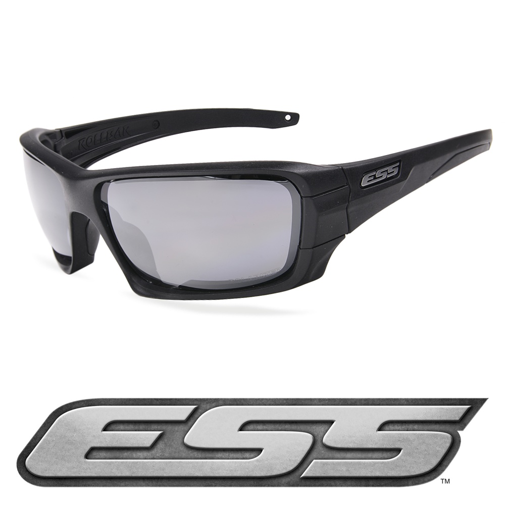 ESS 偏光サングラス ロールバー EE9018-04 シルバーロゴ | ミリタリー
