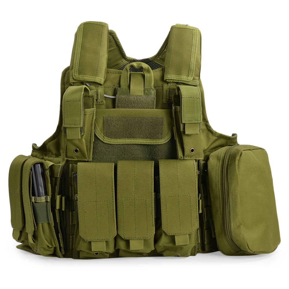 プレートキャリア MOLLE マグポーチ他 7種ポーチ付属 | ミリタリー