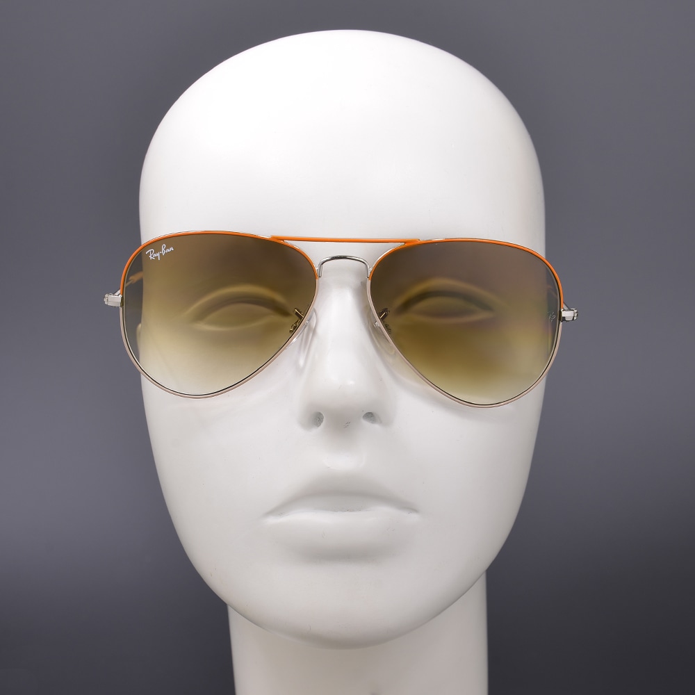 RayBan アビエーター サングラス ラージメタル オレンジフレーム