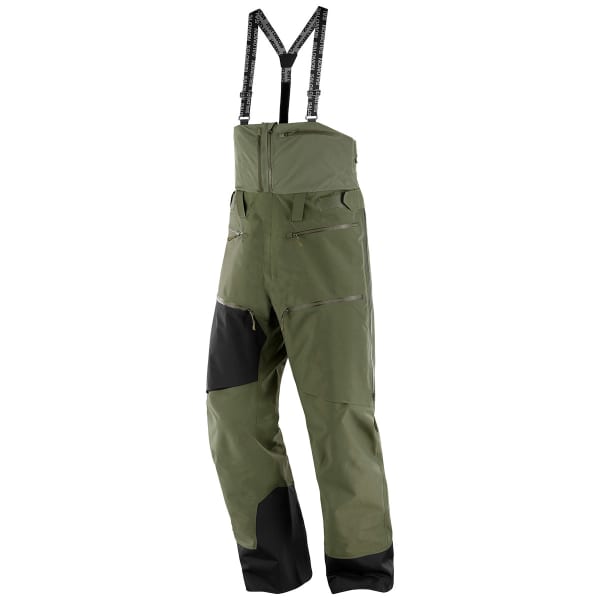 SALOMON QST GORE-TEX PRO BIB M OLIVE GREEN/DEEP - Ski trousers