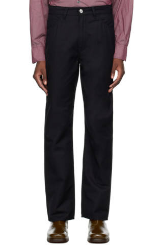 OUR LEGACY: ブラック Formal Cut トラウザーズ | SSENSE 日本