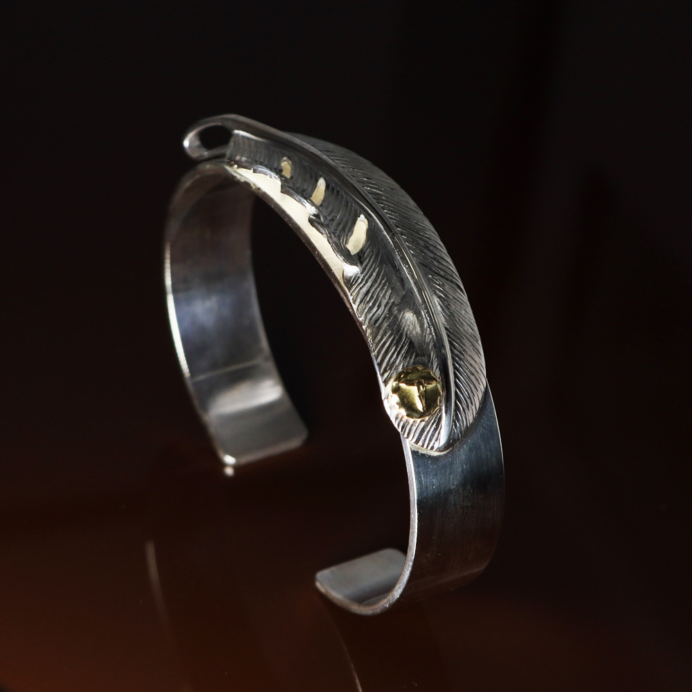 TADY&KING特大SVフェザー平打ちバングルK18ロングホーン ALL ITEM