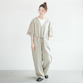 solamonat poche｜【30％OFF】リネンオールインワン サロペット poche