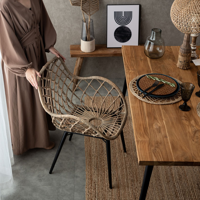 ラタン 籐 アームチェアー 未使用品 【公式通販】