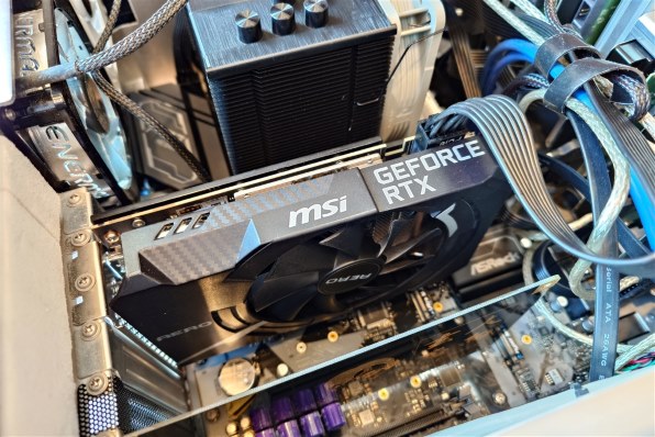 MSI GeForce RTX 3060 Ti AERO ITX 8G OC LHR [PCIExp 8GB] レビュー