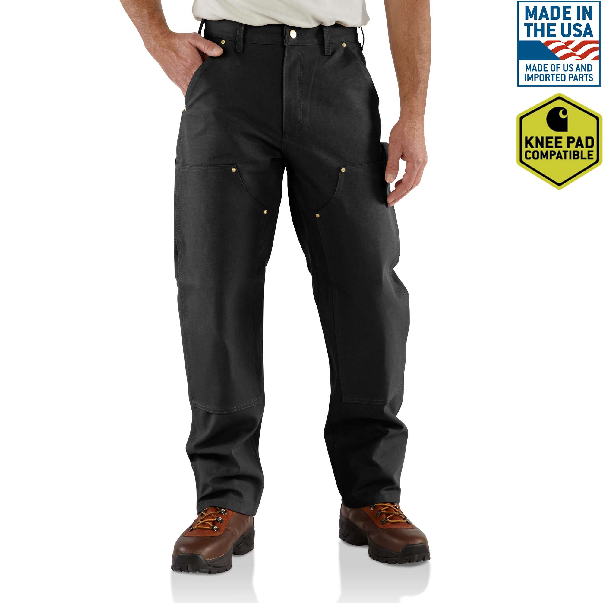 Men's Utility Double-Knee Pant - Loose Fit - Firm Duck | Carhartt