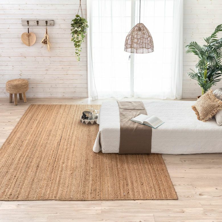 ラグ スクエア 長方形 ジュートラグ 約 W 200cm D 250cm D 2cm