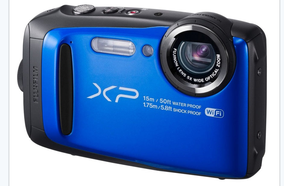 FujiFilm FinePix XP90 Waterproof Digital Camera (Blue) | Ritz Camera
