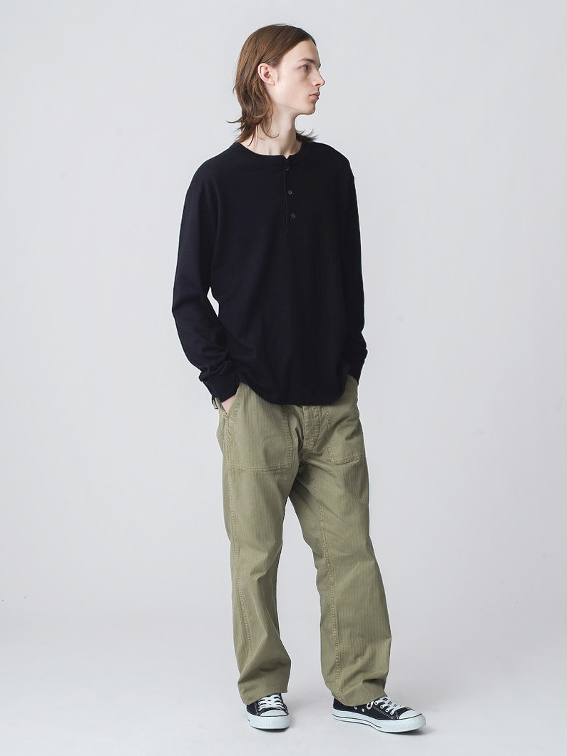 アーミー ユーティリティー フラットパンツ｜Double RL(ダブル アール