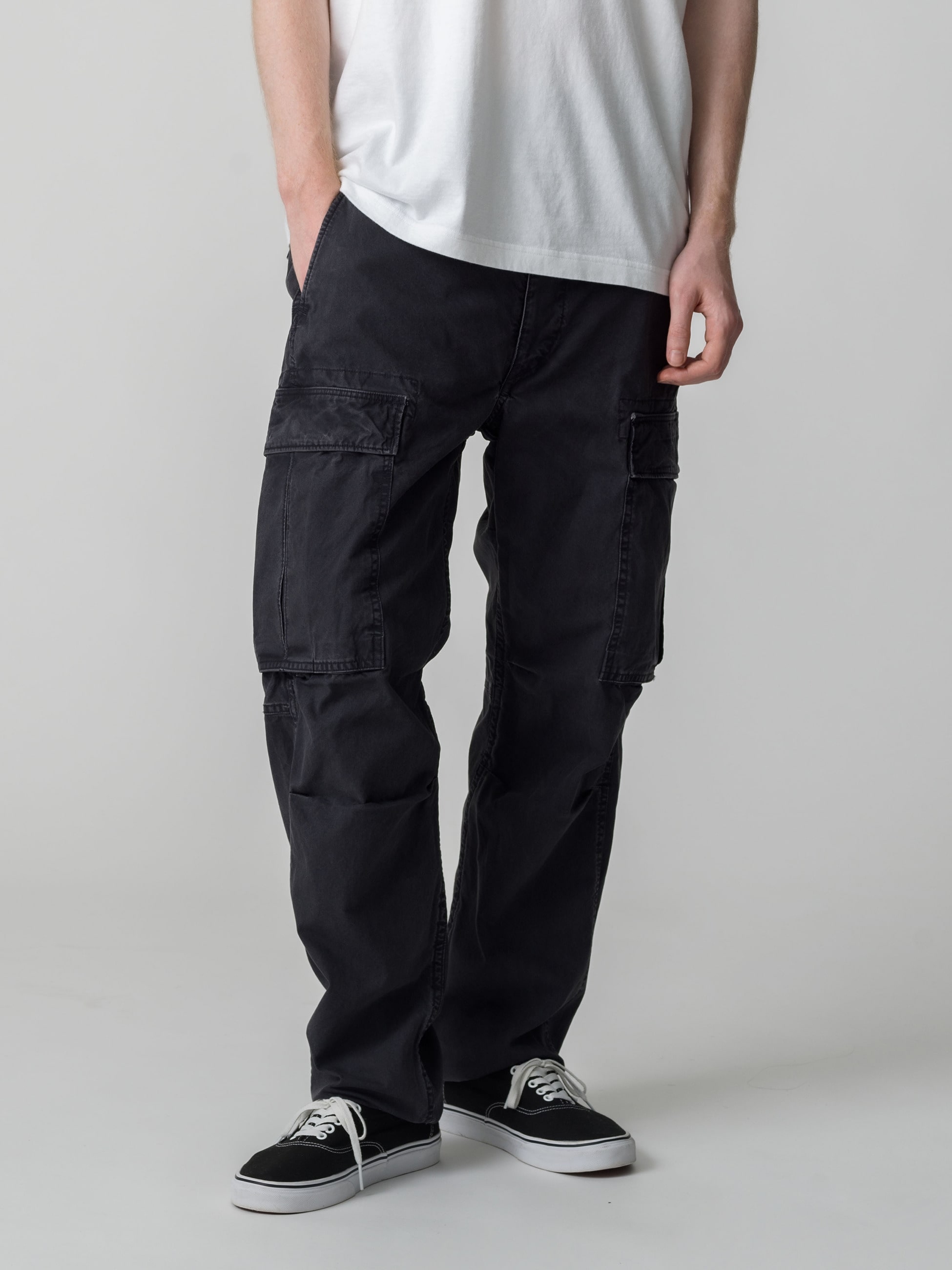 サープラス カーゴパンツ（ブラック）｜Double RL(ダブル アール エル