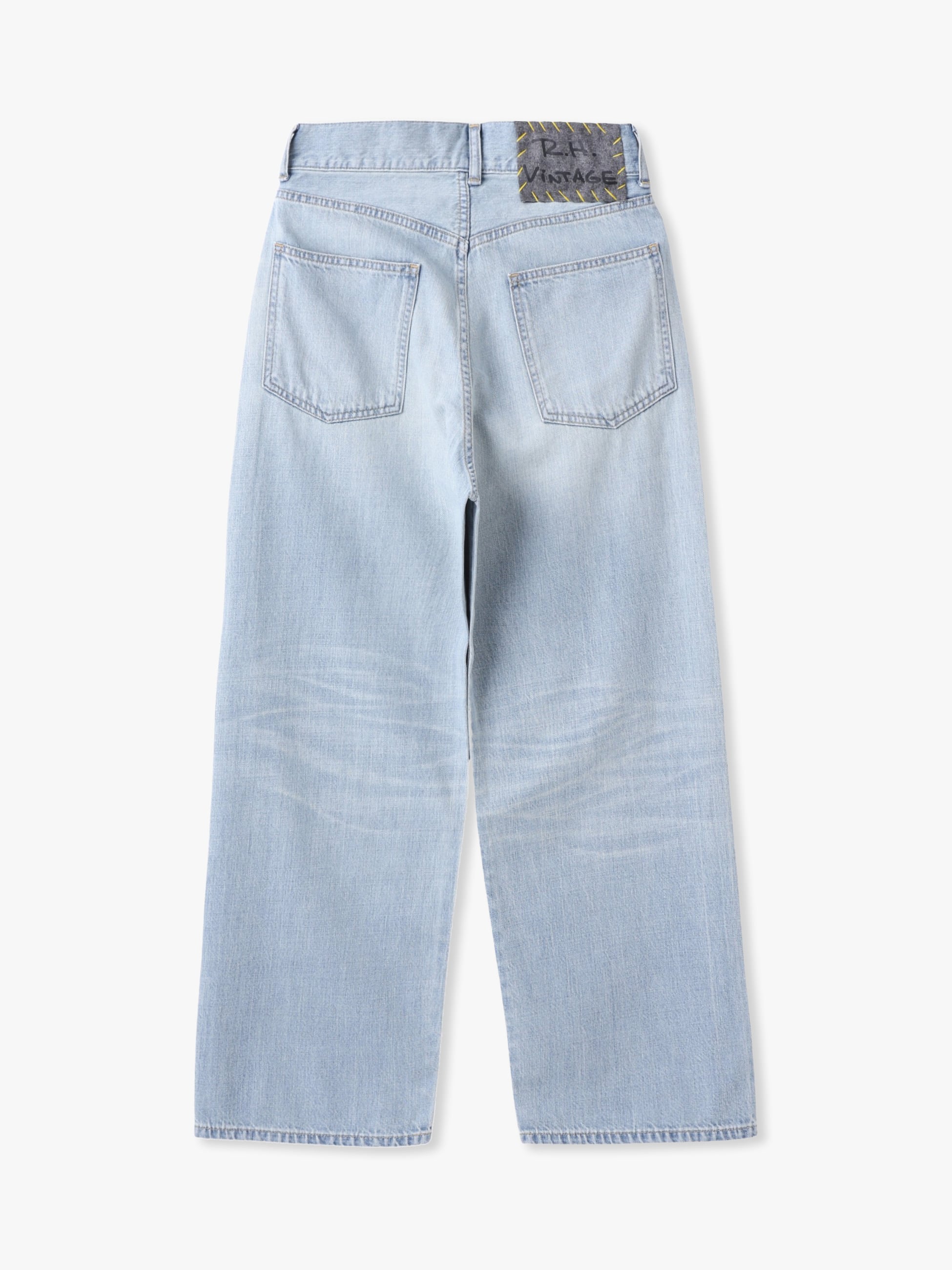 オーガニックコットン ビッグデニムパンツ｜RH Vintage(アールエイチ