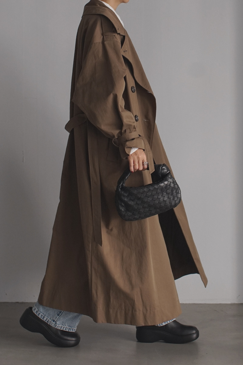 room306 CONTEMPORARY / Big Collar Trench Coat