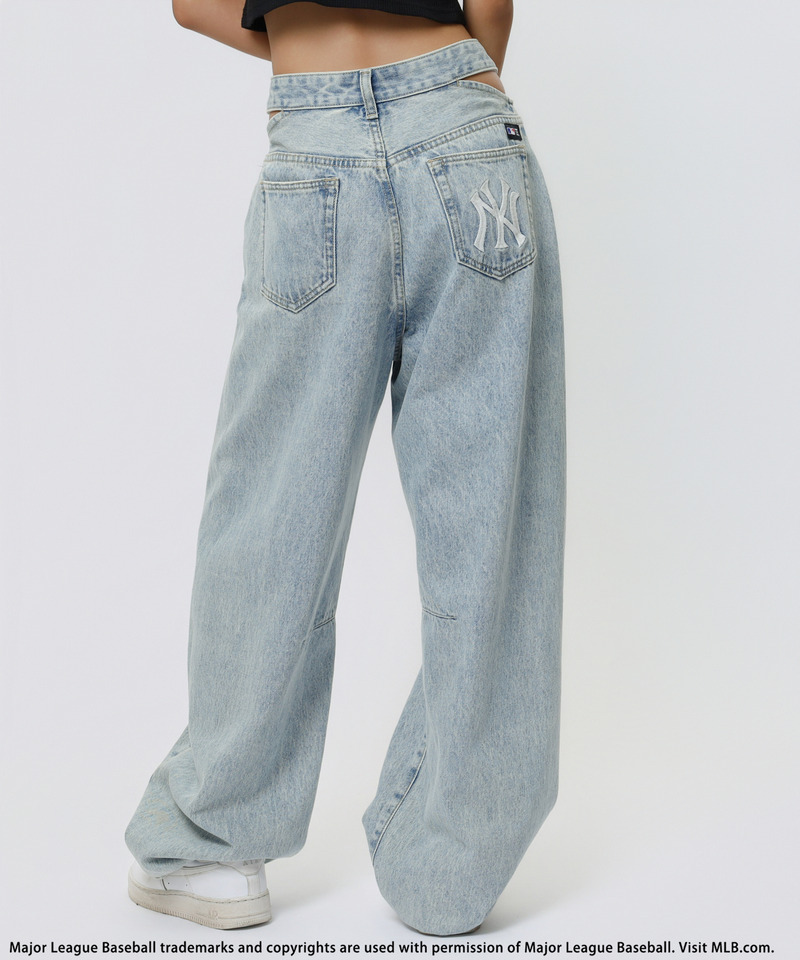 MLB】ウエストカットカーブデニム｜BACK TO THE FIELD バックトゥザ