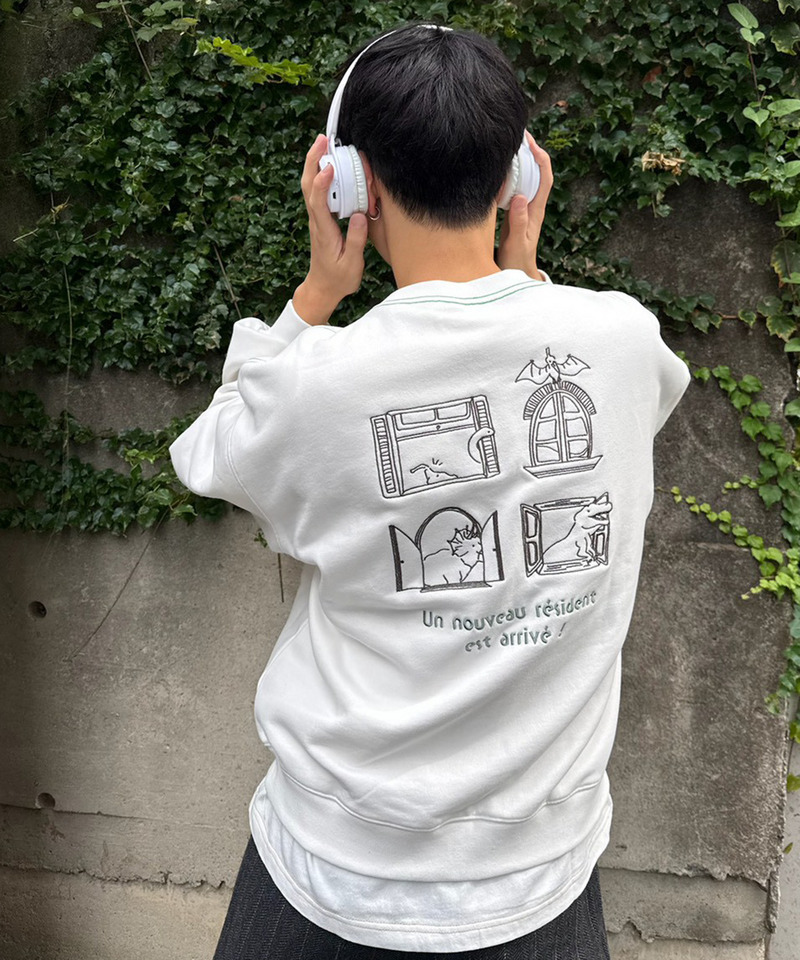 みんなで住みたい恐竜プルオーバー｜DOUBLE NAME ダブルネーム 商品