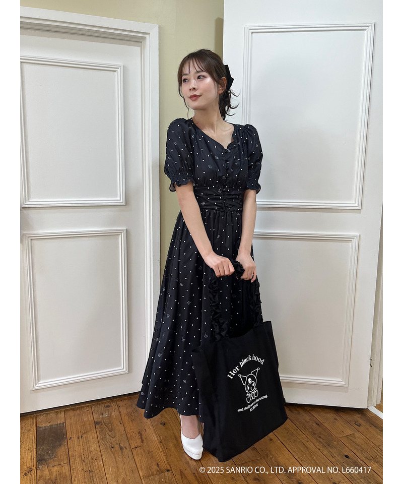 クロミ 総柄フレアワンピース｜MIIA ミーア 商品詳細｜ファッション