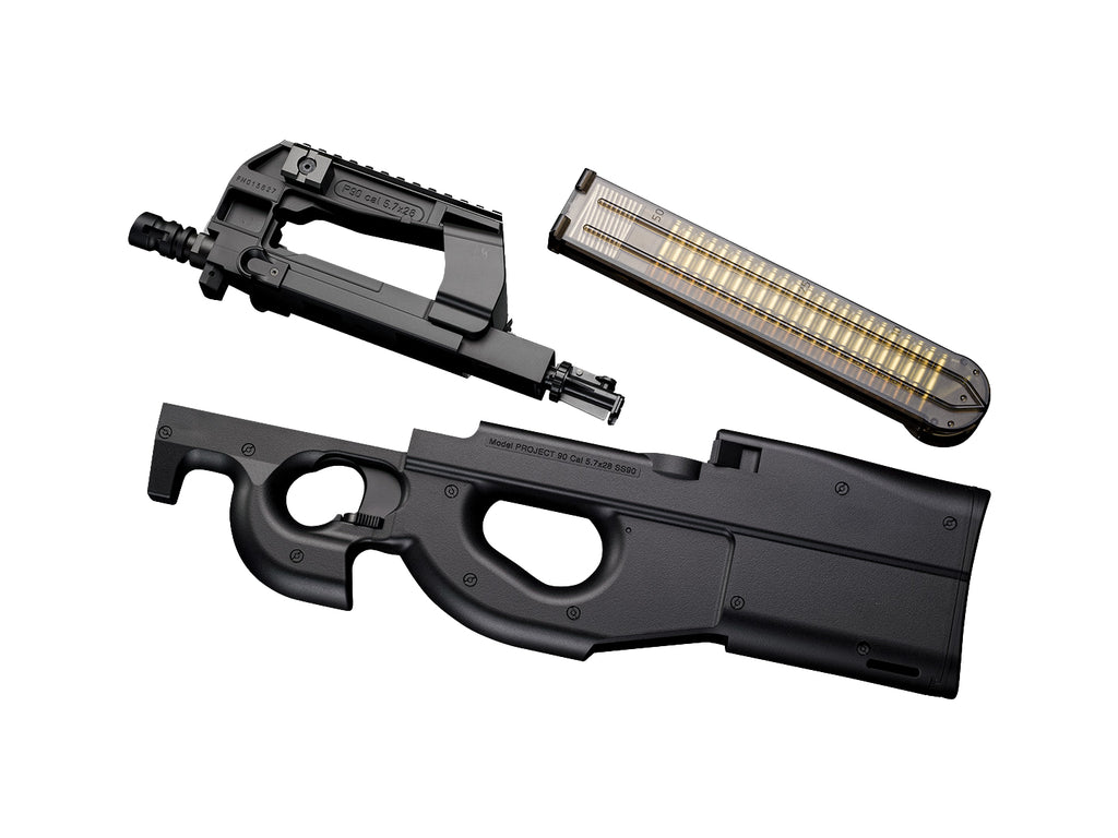 東京マルイ P90プラス P90+ サイレンサー マガジン3本 サイト セット