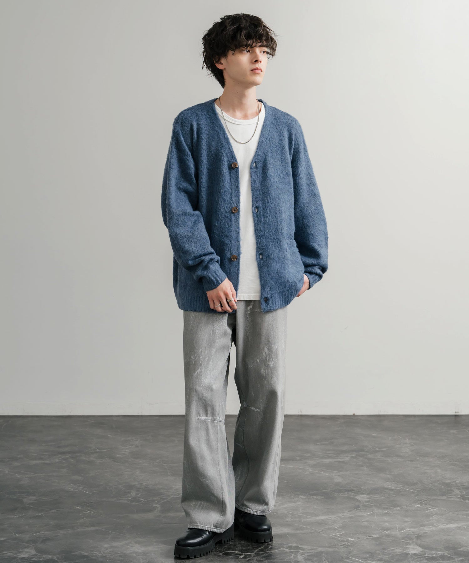 オーバーサイズシャギーニットカーディガン 14550 – Rocky Monroe