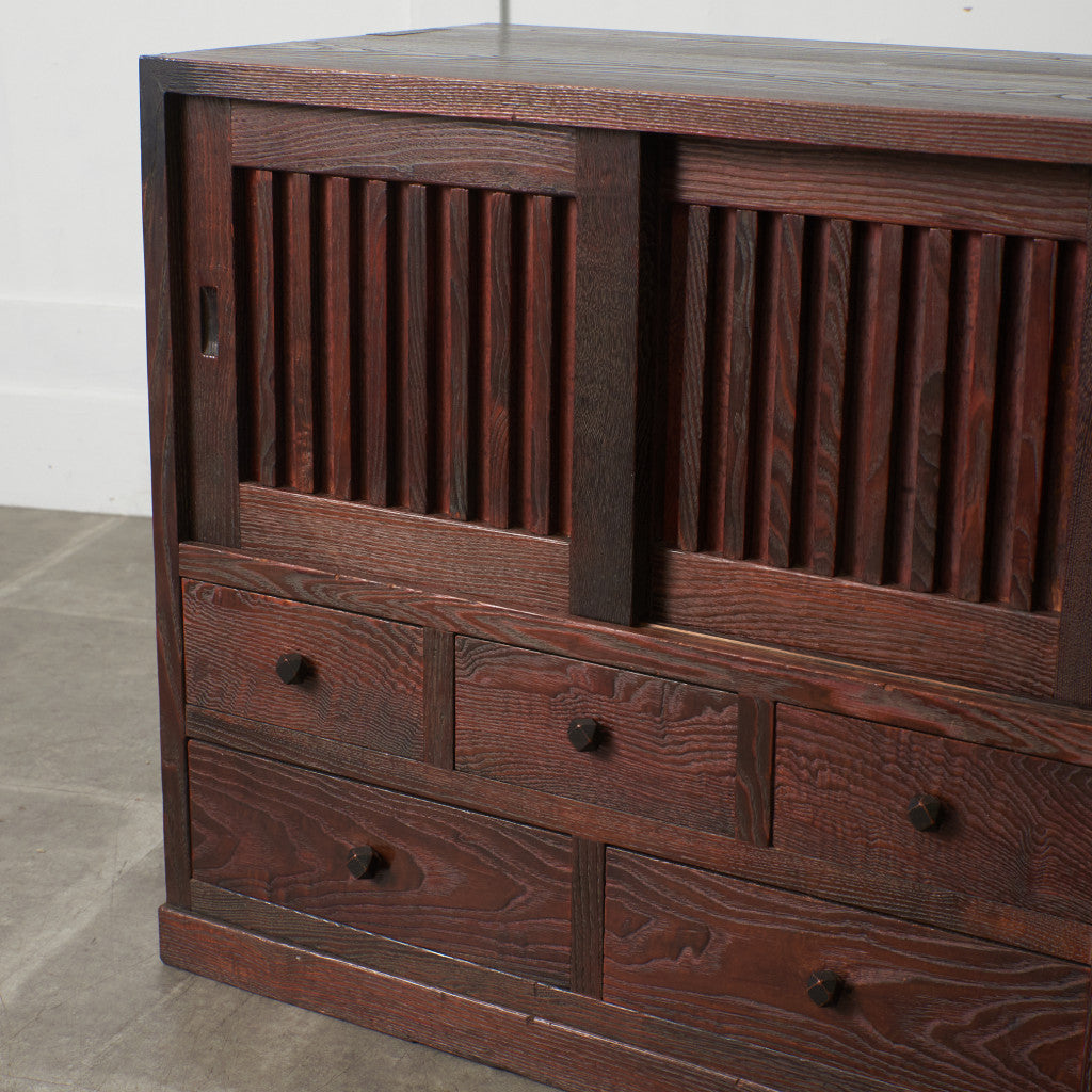 江戸指物 欅材 茶箪笥｜rocca rocca