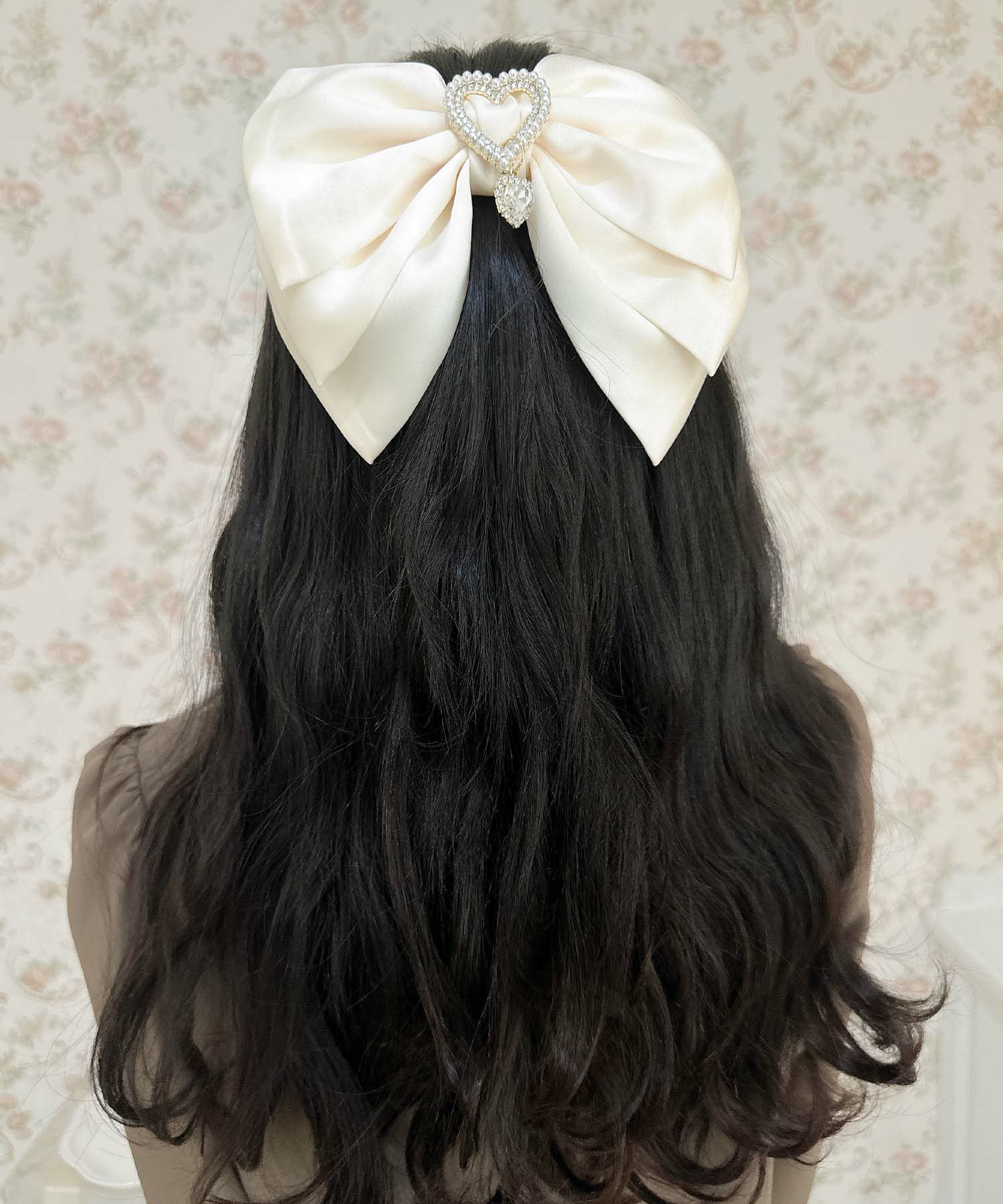 サテンBIGリボンバレッタ | Rlab store