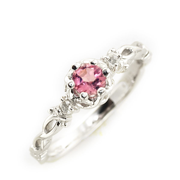 アフガニスタン産トルマリンxローズカットダイヤモンドリング