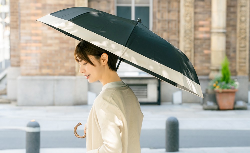 2段ミドル | 折りたたみ日傘 (55cm) | 芦屋ロサブラン