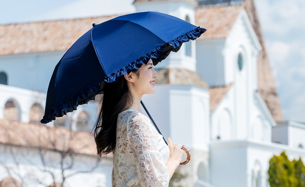 2段ショート | 折りたたみ日傘 (50cm) | 芦屋ロサブラン