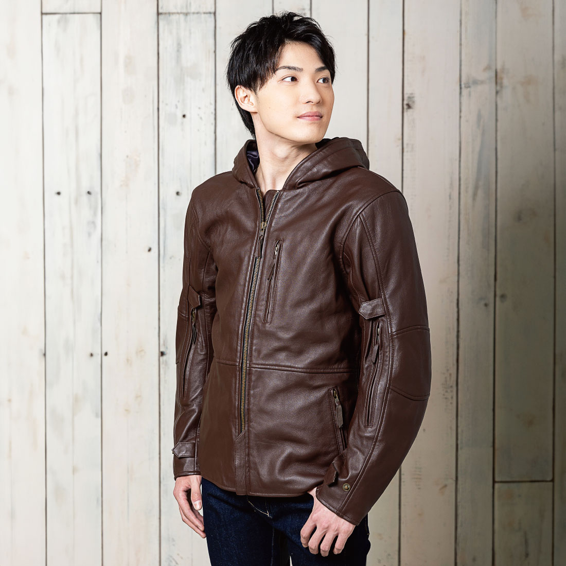 RA5033 シープレザーパーカーFP | ラフ＆ロード