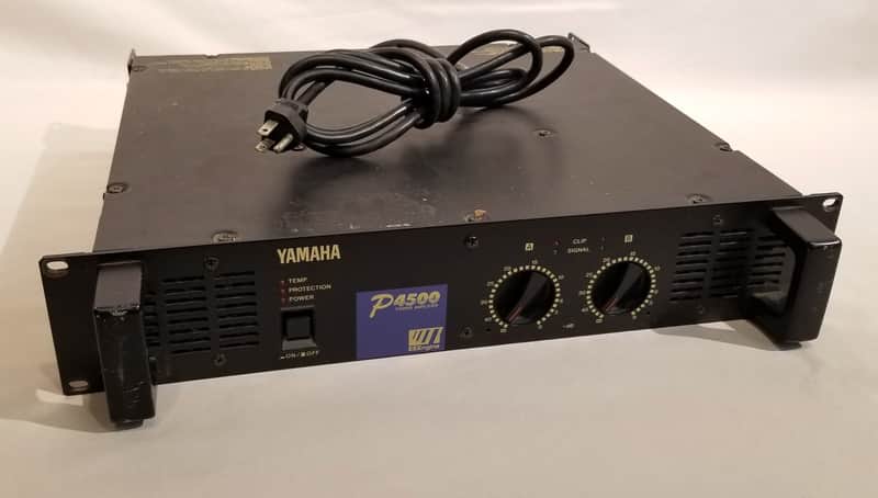 Yamaha P4500 Power Amplifier 1997 Black | Reverb