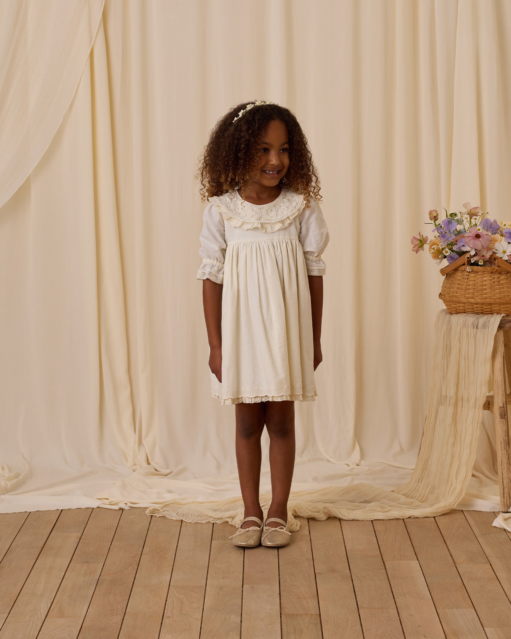 Amelia Dress Ivory – Noralee