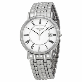 Longines Presence White Matte Dial Men's Watch - L4.790.4.11.2