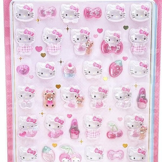 サンリオ」キティやマイメロの“ボンボンドロップシール”もカワイイ