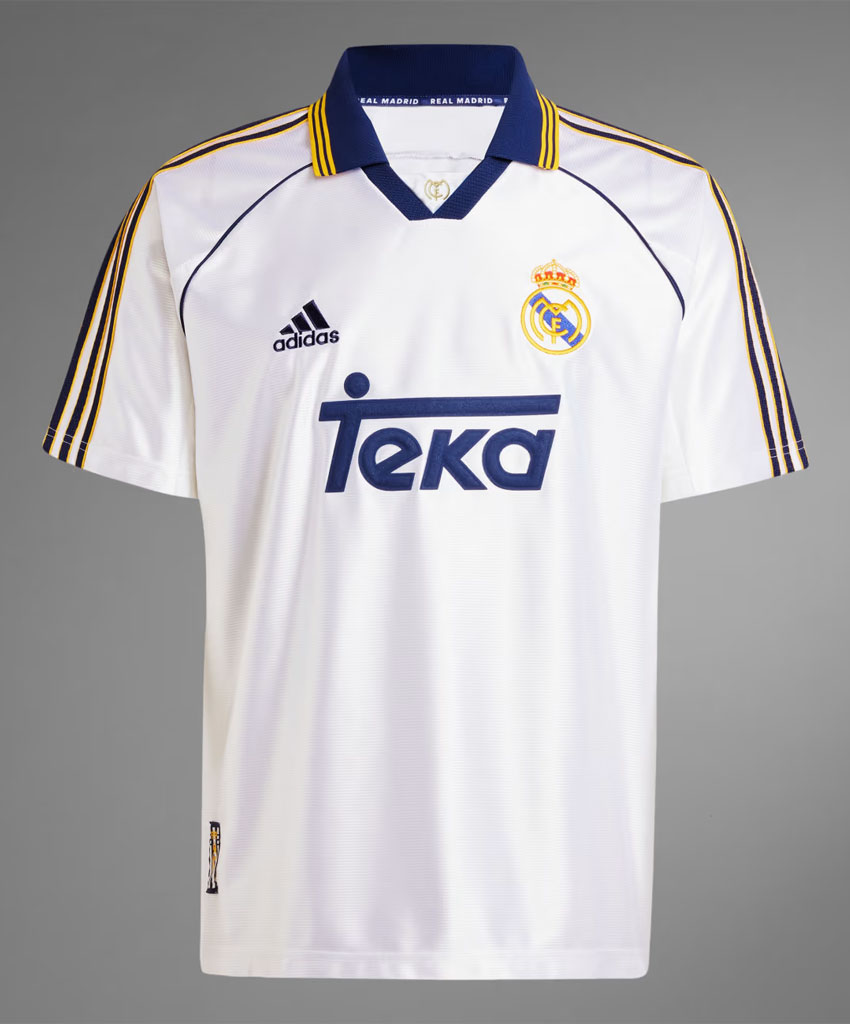 完コピすぎる！レアル・マドリーが「1999-2000復刻ユニフォーム」を