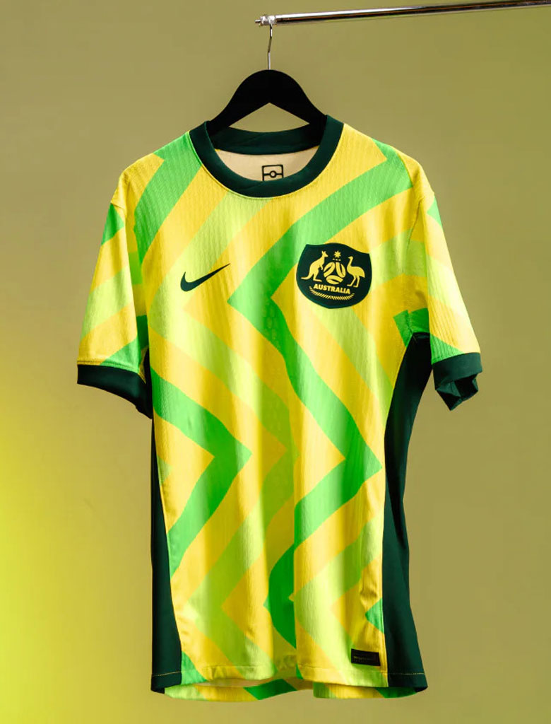 まさかのジグザグ！オーストラリア代表が2025新ユニフォームを発表