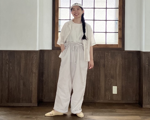 コットンリネンタイプライター2wayサロペット ＊＊ | 表参道店 | nest