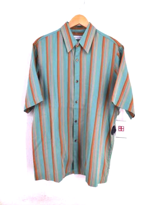 DRIES VAN NOTEN 半袖ストライプシャツ サイズ36 DRIES VAN NOTEN