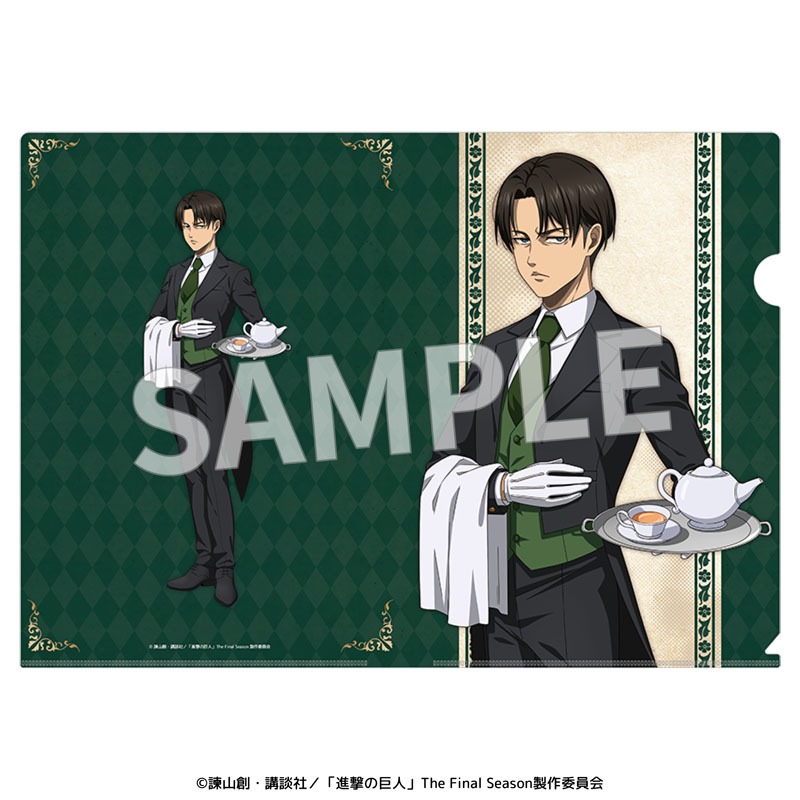 進撃の巨人 WIT STUDIO クリアファイル リヴァイ ハンジ 進撃の巨人