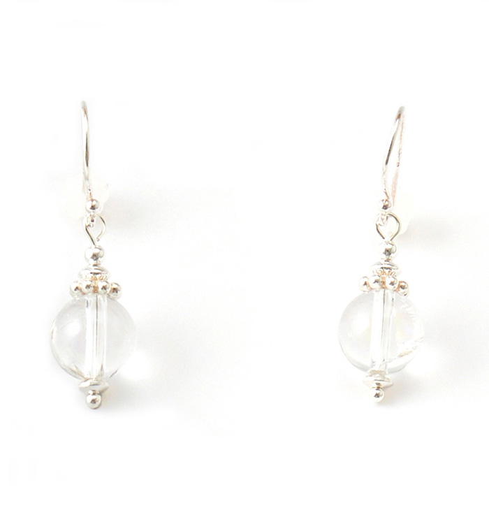 アイリスクォーツのピアス（レインボー水晶） No.5XE-0026-00の通販