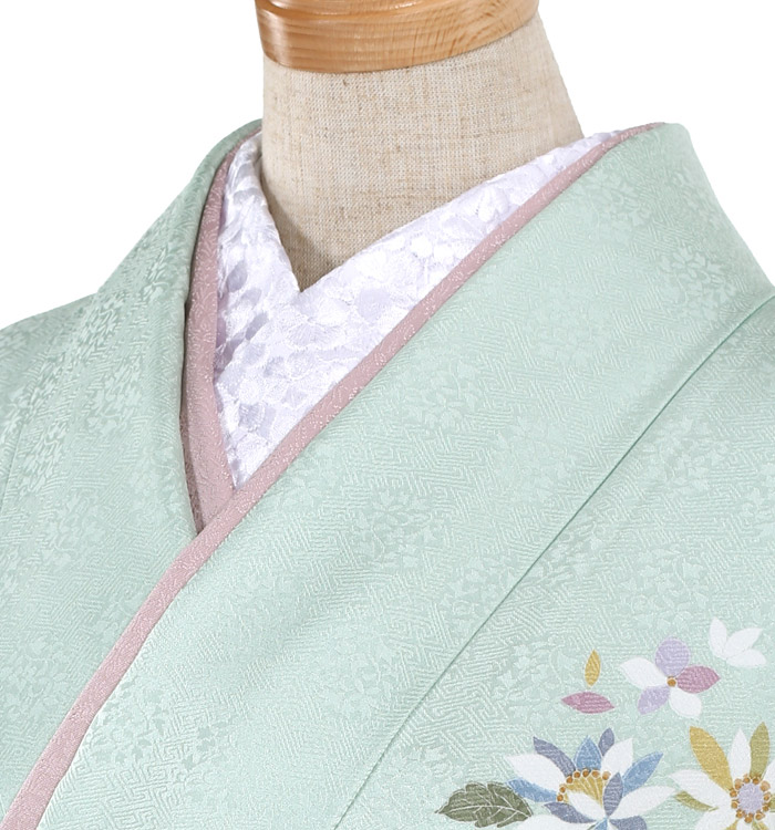 刺繍半衿付き正絹長襦袢-Lサイズ No.ZA-5707-03のレンタル｜きもの365