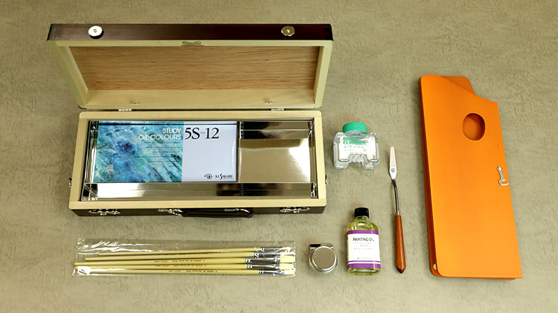 油絵セット｜初心者にオススメの「世界堂 油彩画箱セット」をご紹介