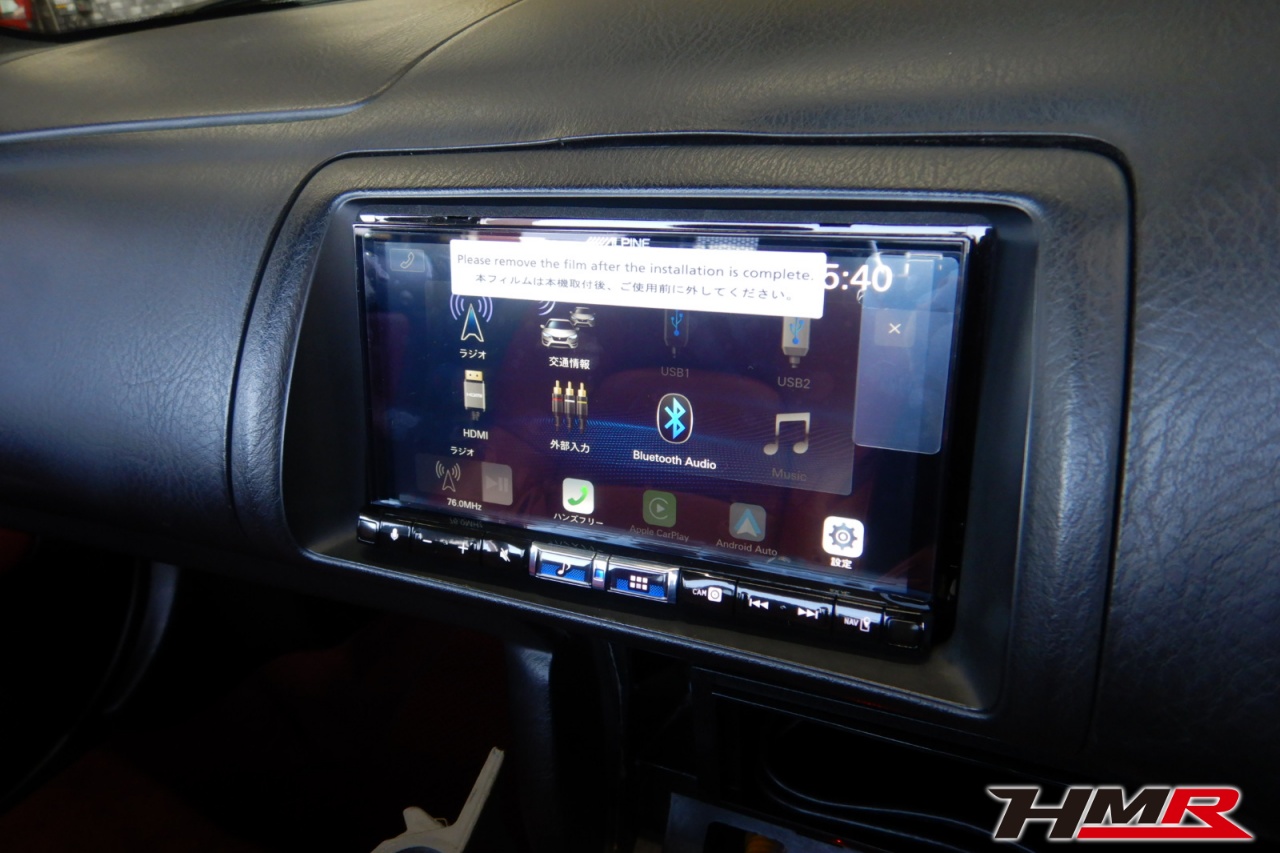 S2000の純正ナビ枠にディスプレイオーディオを装着しました