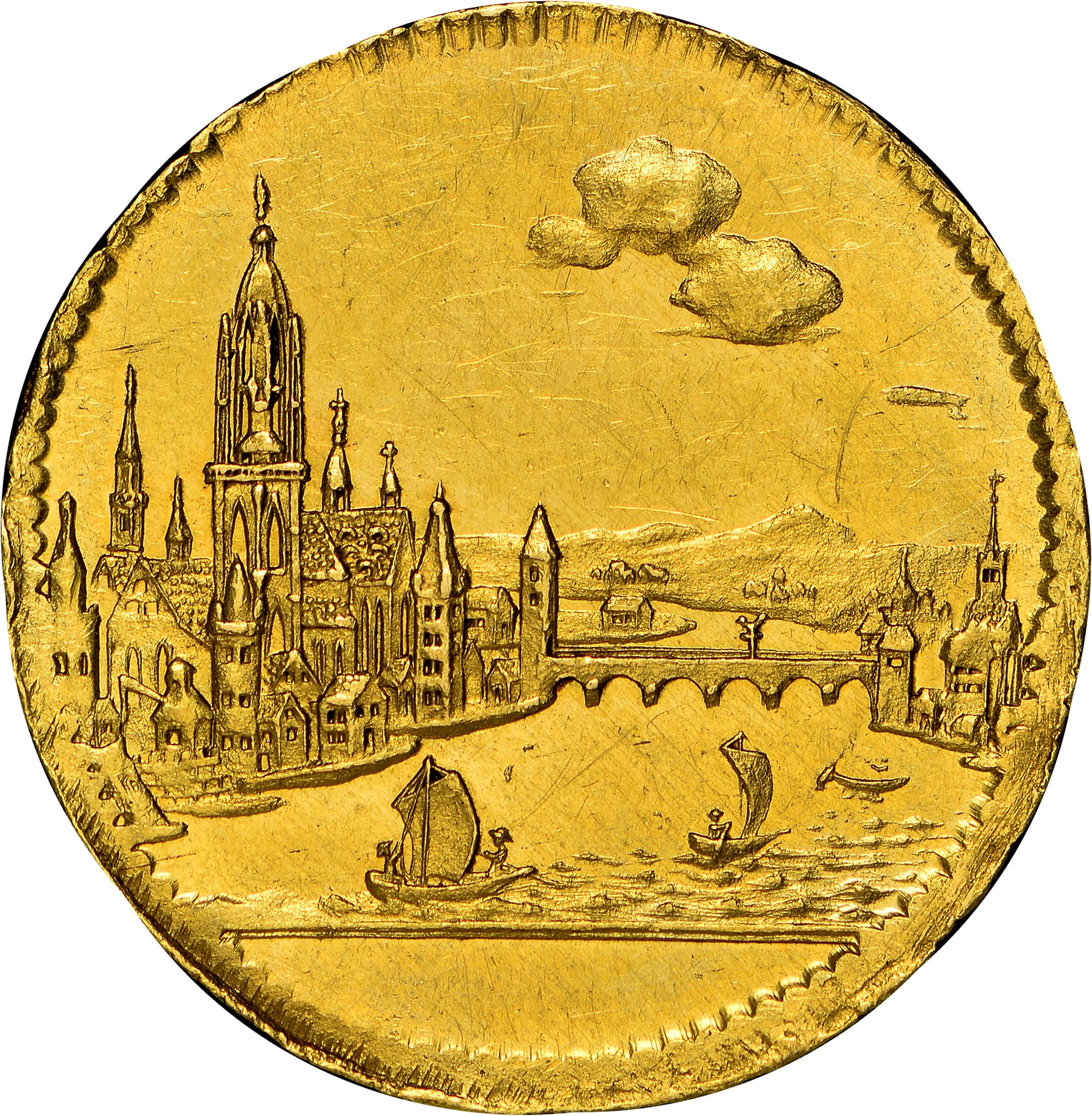 German States FRANKFURT AM MAIN Ducat KM 289 Prices & Values | NGC